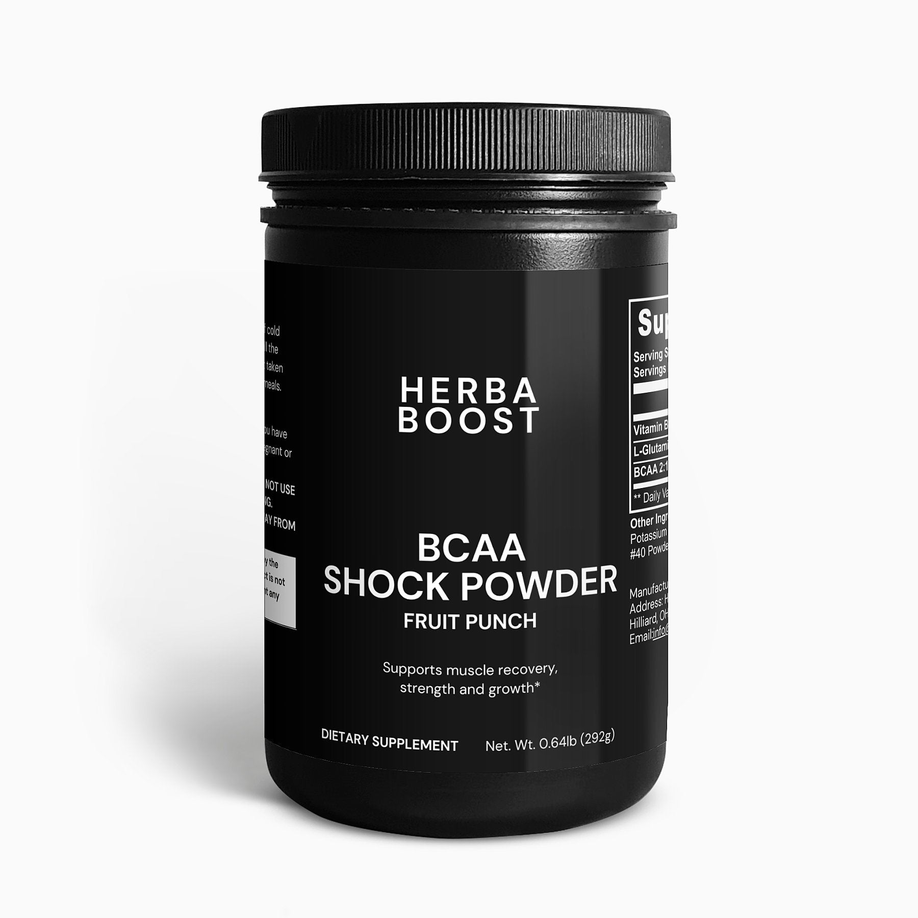 BCAA Powder | BCAA Shock Powder | Herba Boost