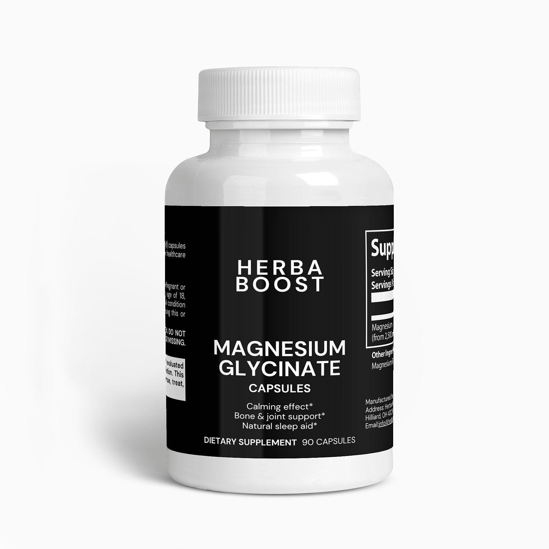 Magnesium Glycinate Supplement | Magnesium Supplements | Herba Boost