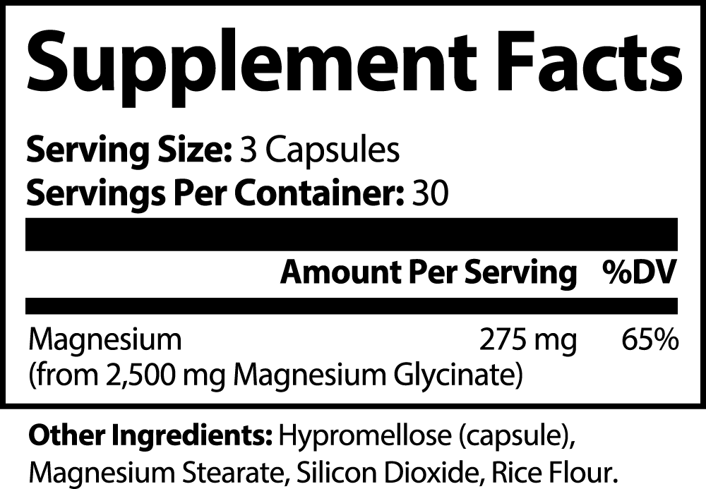 Magnesium Glycinate Supplement | Magnesium Supplements | Herba Boost